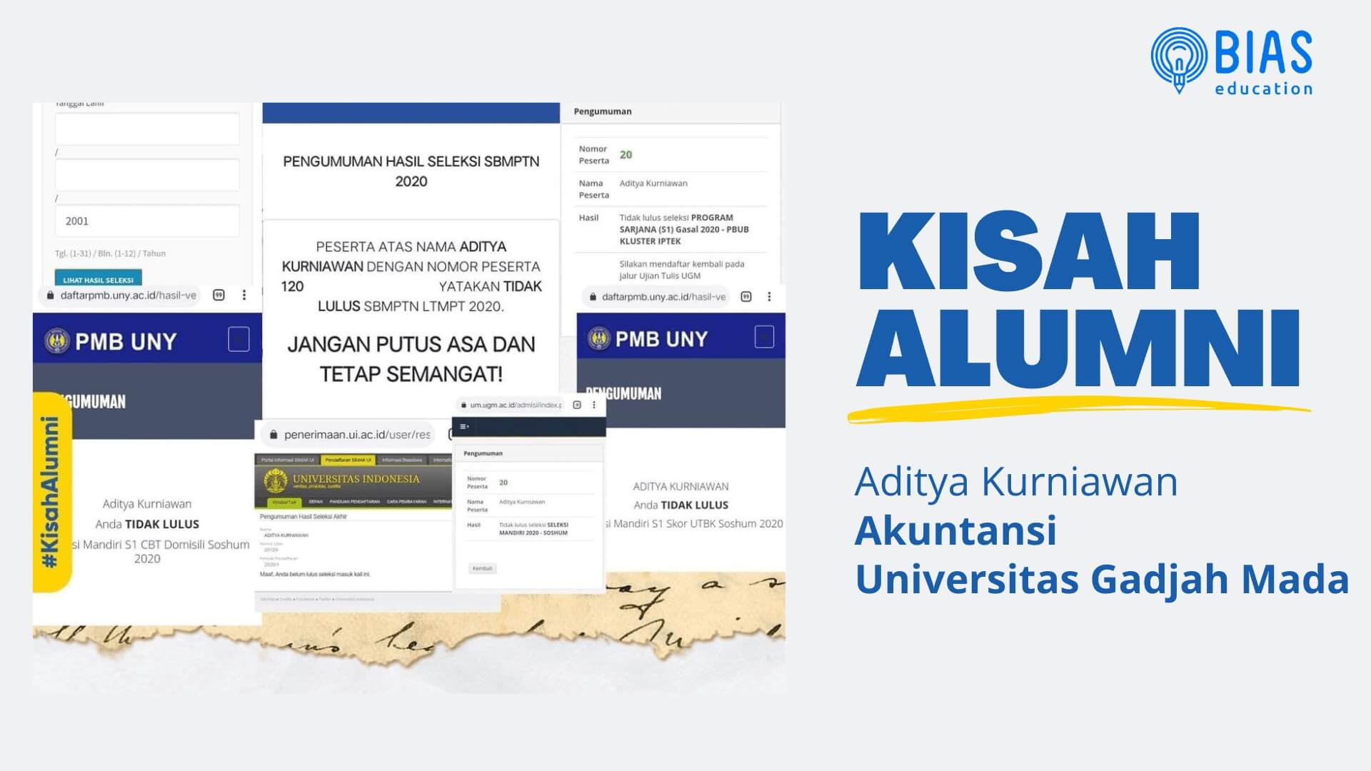 Kisah Alumni Aditya Kurniawan